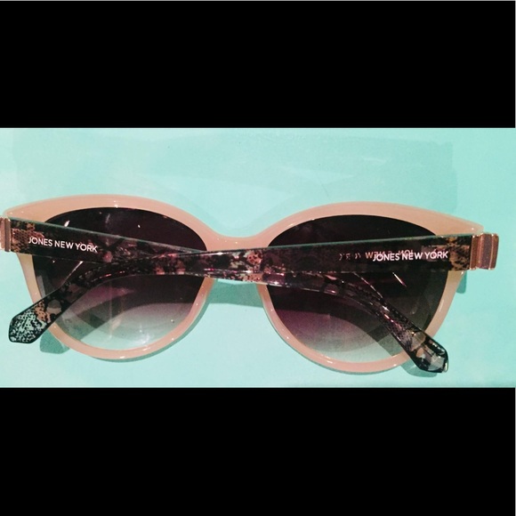 💖 Blush pink and brown tortoise/lace motif Jones NY Sunnies - Picture 2 of 2